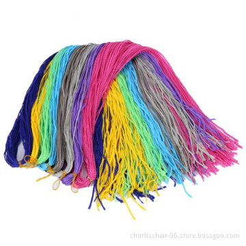 Natural Long Straight Thin Box Zizi Braid Hair Bulks Synthetic Colorful Micro Zizi Braids Crochet Braiding Hair Extensions